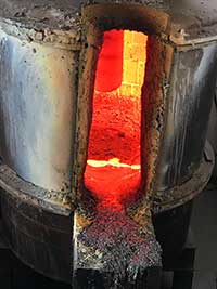 lava and Magma of Silver and Gold